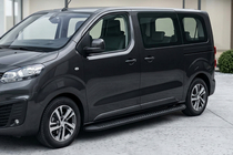 Fiat Scudo 2022– Side steps Tayga Black (2 stuks, aluminium) XL – Lange wielbasis foto 1