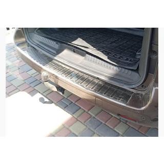 RVS achterbumperbeschermplaat met omgezette rand Carmos foto 1