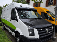 Volkswagen Crafter 2006–2016 Voorruitvisier V-4 (zwart hoogglans, 5 mm) foto 1