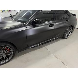 Side skirt extensions M-Sport (voor M-Sport sideskirts, ABS) foto 1