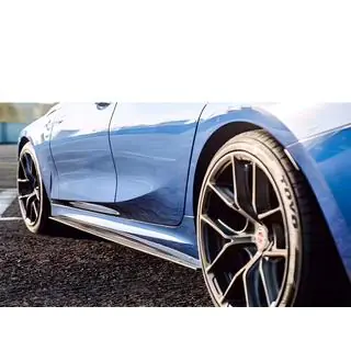 AC-Style sideskirt extensions (voor M-Sport sideskirts, ABS)