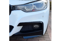 BMW 3 Serie F30/F31 2012–2019 Hoeksplitters voor voorbumper JIE Flap (voor M-Sport, ABS) foto 2
