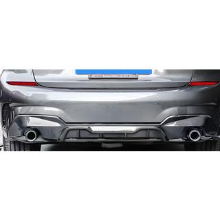 Achterbumper diffuser (voor M-Sport 2018-2022, voor ronde uitlaatsierstukken, ABS) foto 2