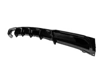 BMW 3 Serie F30/F31 2012–2019 Achterbumper diffuser voor dubbele uitlaat aan één zijde (voor M-Sport, ABS) foto 2