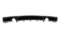 BMW 3 Serie F30/F31 2012–2019 Achterbumperdiffuser voor dubbele enkelvoudige uitlaat (voor M-Sport, ABS) foto 1