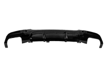 BMW 3-serie E90/E91 2005–2011 Achterbumper diffuser voor dubbelzijdige dubbele uitlaat (voor M-Sport, ABS) foto 4