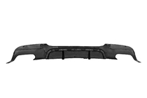BMW 3-serie E90/E91 2005–2011 Achterbumper diffuser voor dubbelzijdige dubbele uitlaat (voor M-Sport, ABS) foto 5