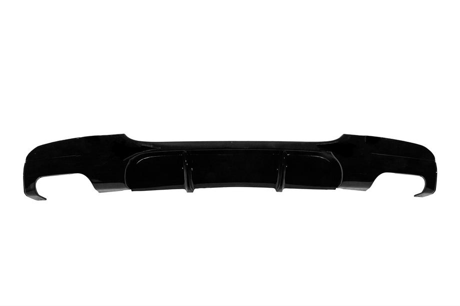 BMW 3-serie E90/E91 2005–2011 Achterbumper diffuser voor dubbelzijdige dubbele uitlaat (voor M-Sport, ABS) Image