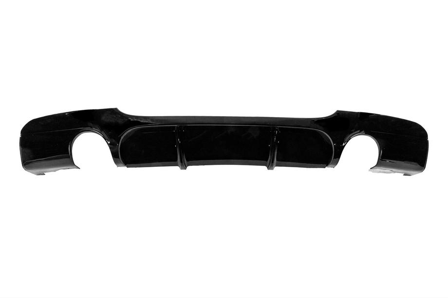 BMW 3-serie E90/E91 2005–2011 Achterbumperdiffuser voor dubbele enkelvoudige uitlaat (voor M-Sport, ABS) Foto 2