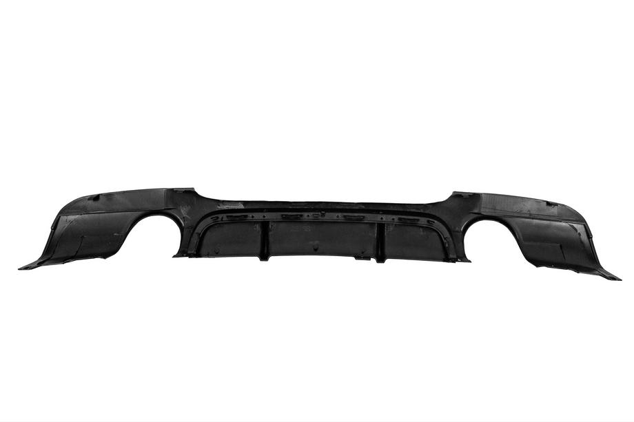 BMW 3-serie E90/E91 2005–2011 Achterbumperdiffuser voor dubbele enkelvoudige uitlaat (voor M-Sport, ABS) Foto 6