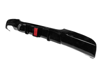 BMW 3-serie E90/E91 2005–2011 Achterbumper diffuser voor dubbele uitlaat aan één zijde (voor M-Sport, ABS) foto 2