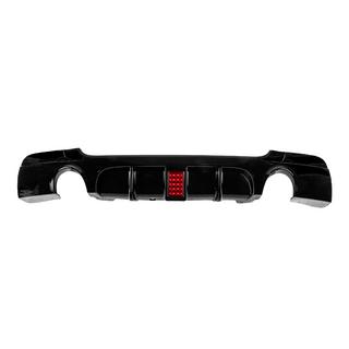 Achterbumperdiffuser voor dubbele enkele uitlaat met LED (voor M-Sport, ABS) foto 1