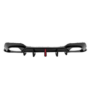 Achterbumperdiffuser B-Style LED (voor M-Sport 2018-2022, ABS) foto 2