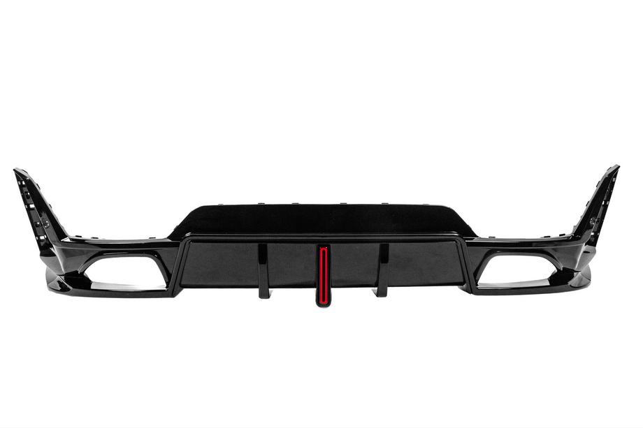 BMW 3 Serie G20/G21 2018– Achterbumper diffuser B-Style LED (voor M-Sport 2023+, ABS) Foto 4