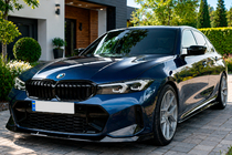 BMW 3 Serie G20/G21 2018– Voorbumper lip Lip FD-Style (voor M-Sport 2023+, ABS) foto 1