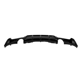 Achterbumper diffuser voor dubbelzijdige enkele uitlaat V2 (voor M-Sport, ABS) foto 4