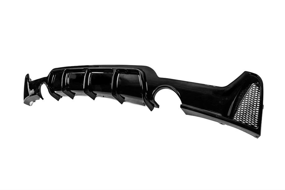 BMW 4 Serie F32/F33/F36 2012–2020 Achterbumper diffuser voor dubbelzijdige enkele uitlaat V2 (voor M-Sport, ABS) Foto 2