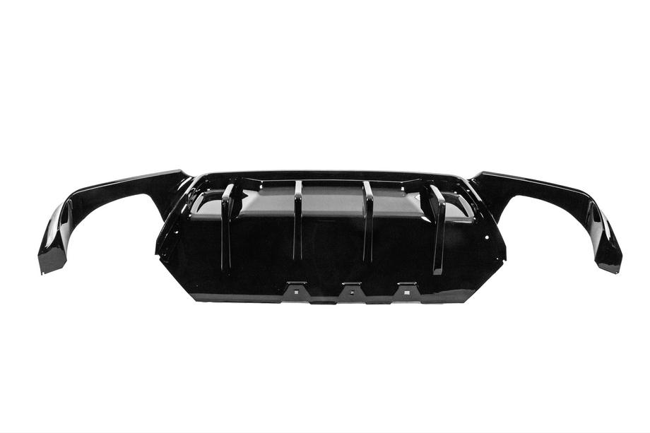 BMW 5 Serie F10/F11 2010–2016 Achterbumper diffuser CS-Style (voor M-Sport, ABS, spuitgietwerk) Foto 5