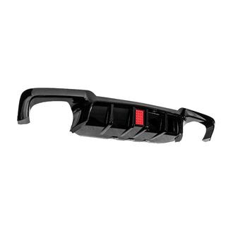 Achterbumper diffuser M5-Style LED (voor M-Sport, ABS) foto 3
