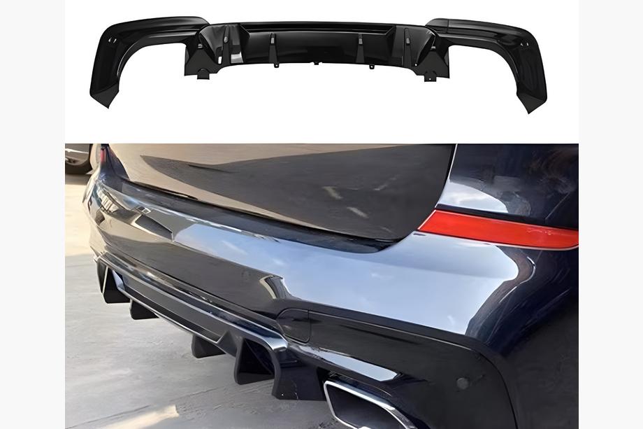BMW X3 G01 2018– Achterbumper diffuser CS-Style (voor M-Sport 2018-2021, ABS) Image