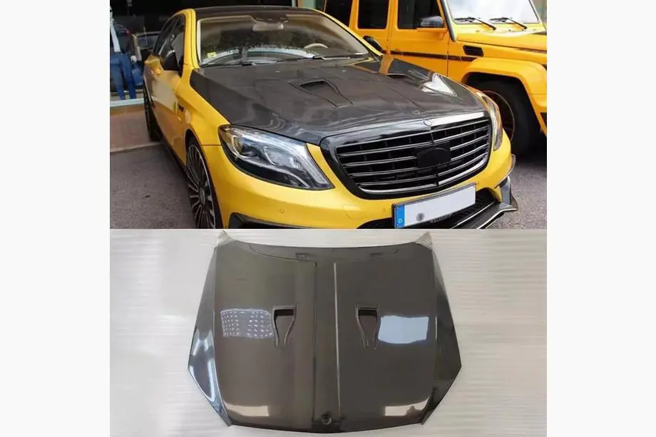 Mercedes S-Class W222 2013–2022 Motorkap (carbon) Image
