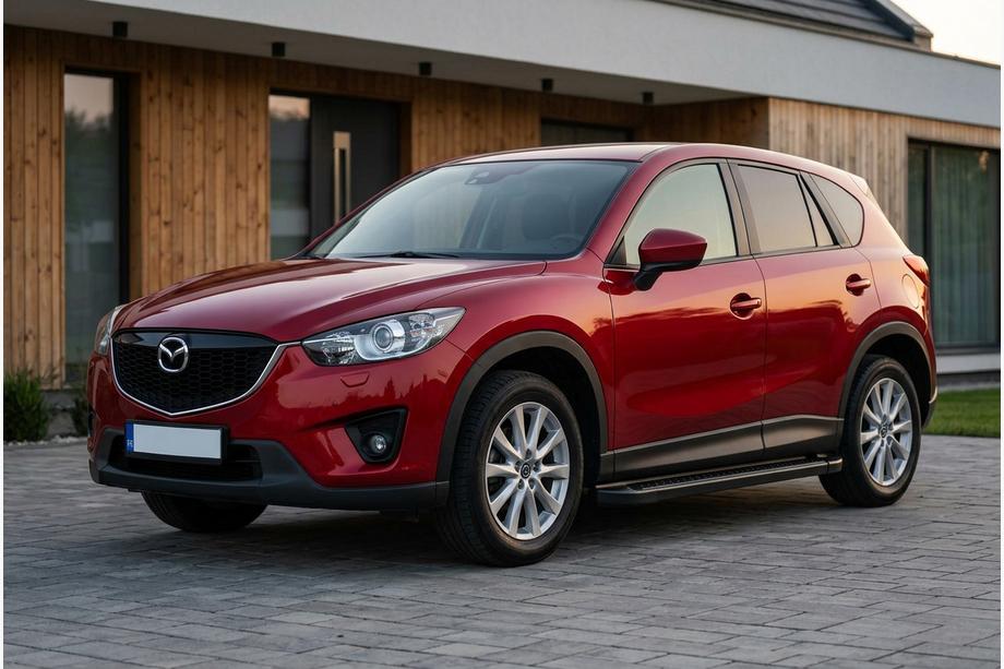 Mazda CX-5 2012–2017 Allmond Black side steps (2 st., aluminium) Image