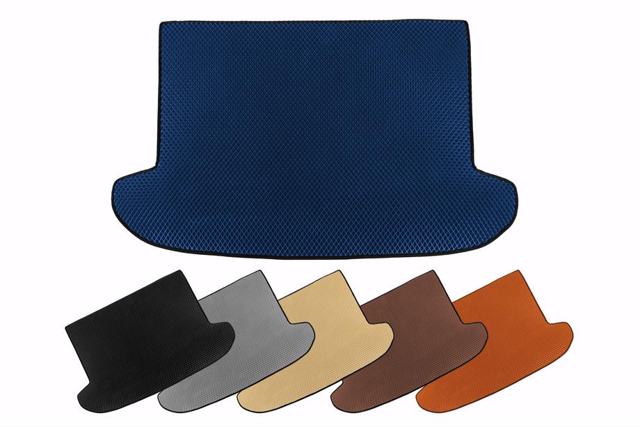 Audi Q7 2015–2026 EVA kofferbakmat (blauw) Image