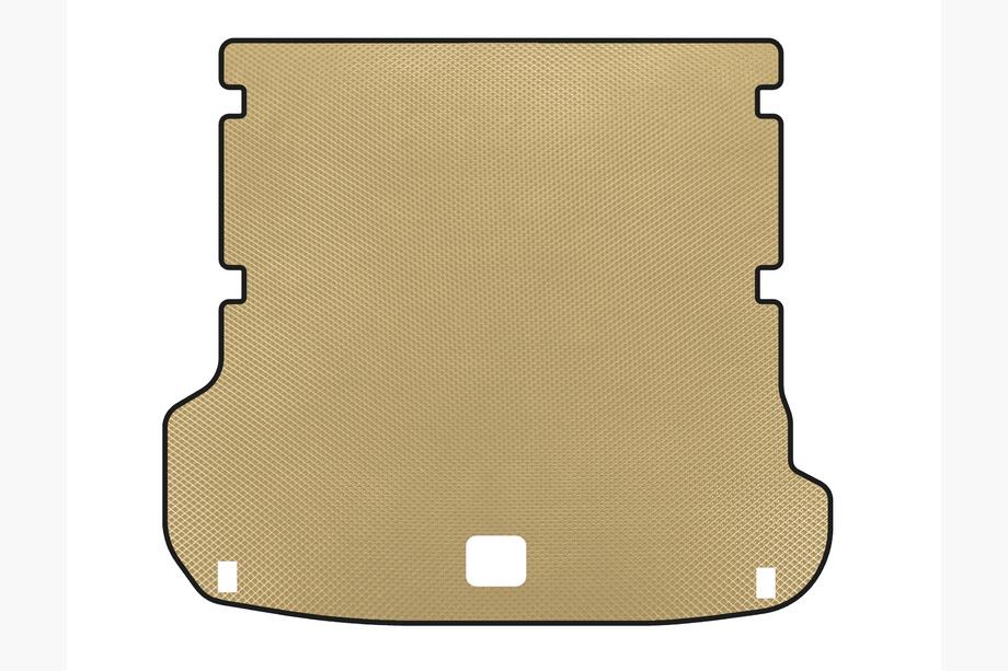 Audi Q7 2015–2026 EVA kofferbakmat (7-zits, beige) Foto 1