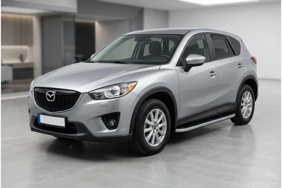 Mazda CX-5 2012–2017 Side steps Tayga Grey (set van 2, aluminium) Image