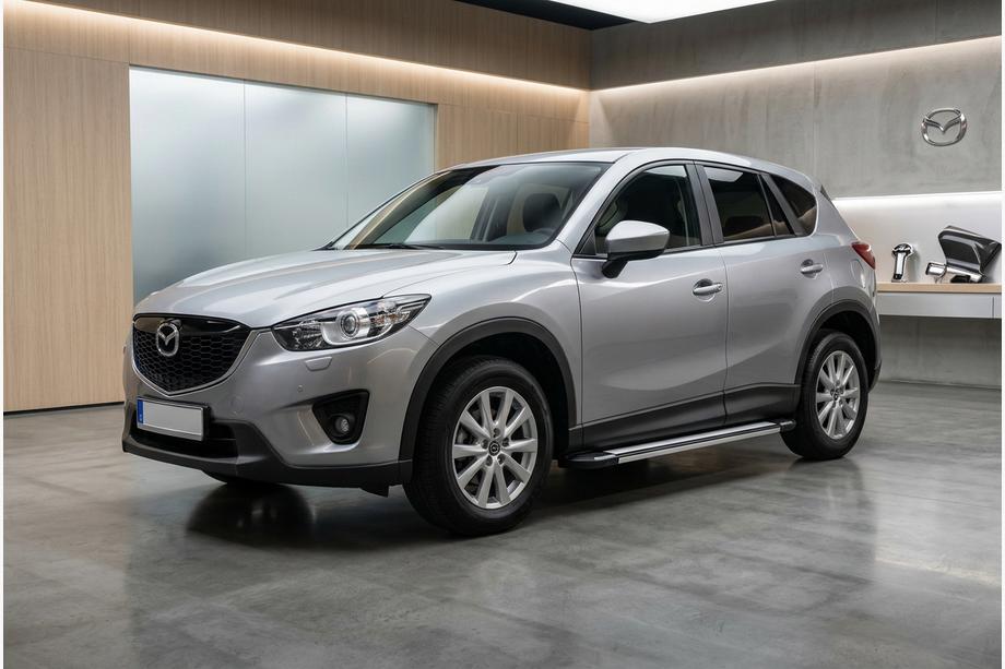 Mazda CX-5 2012–2017 Rainbow zijtreden (set van 2, aluminium) Image