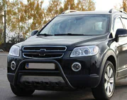 Chevrolet Captiva 2006–2019 Voorbumperbeugel WT003 Black (RVS) foto 3