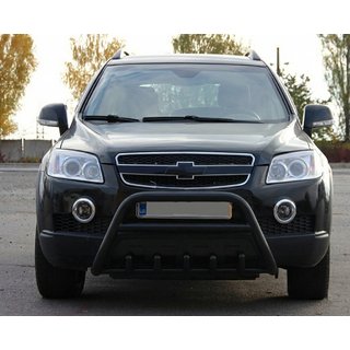 Voorbumperbeugel WT003 Black (RVS) Chevrolet Captiva 2006–2019 foto 1