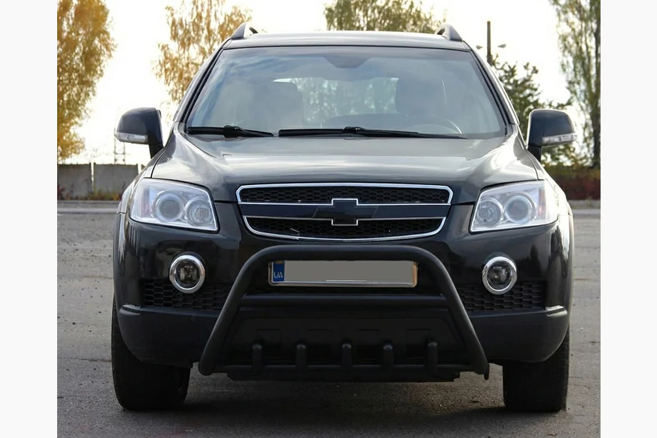 Chevrolet Captiva 2006–2019 Voorbumperbeugel WT003 Black (RVS) Image