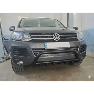 Bullbar WT003 Black (RVS) Volkswagen Touareg 2010–2018 foto 4