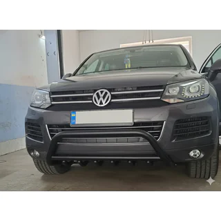 Bullbar WT003 Black (RVS) Volkswagen Touareg 2010–2018 foto 1