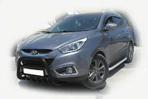 Hyundai IX-35 2010–2015 Voorbumperbeugel WT003 Black (RVS) foto 3