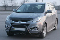 Hyundai IX-35 2010–2015 Voorbumperbeugel WT003 Black (RVS) foto 1
