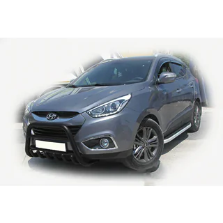 Voorbumperbeugel WT003 Black (RVS) Hyundai IX-35 2010–2015 foto 3