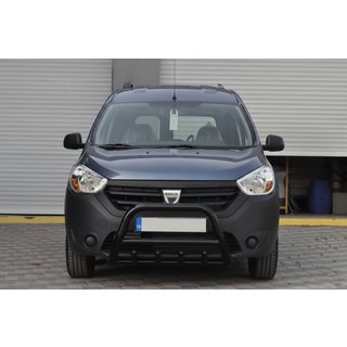 Bullbar WT003 Black (RVS) Renault Dokker 2013–2022 foto 1