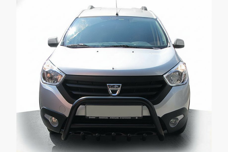 Dacia Dokker 2013–2022 Bullbar WT003 Black (RVS) Image