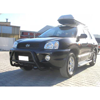 Bullbar WT003 Black (RVS) Hyundai Santa Fe 1 2000–2006 foto 1