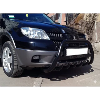 Bullbar WT004 Black (RVS) Mitsubishi Outlander 2001–2006 foto 3