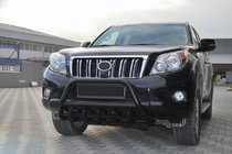 Toyota Land Cruiser Prado 150 2009–2023 Bullbar WT003 Black (RVS) foto 5