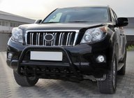 Toyota Land Cruiser Prado 150 2009–2023 Bullbar WT003 Black (RVS) foto 1