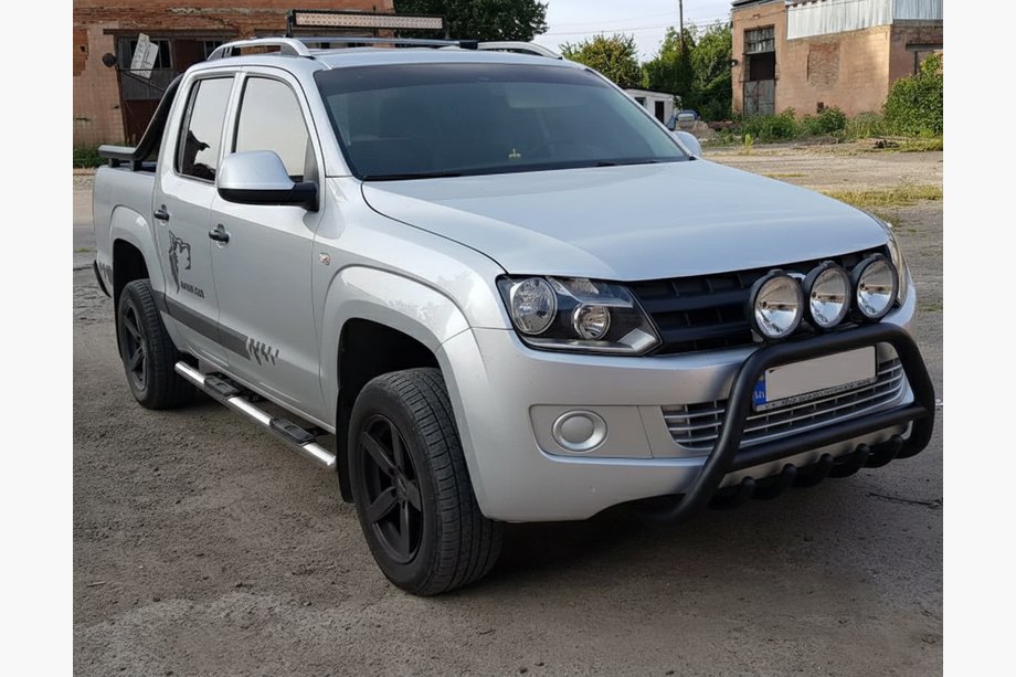 Volkswagen Amarok 2010–2022 Bullbar WT003 Black (RVS) Foto 8