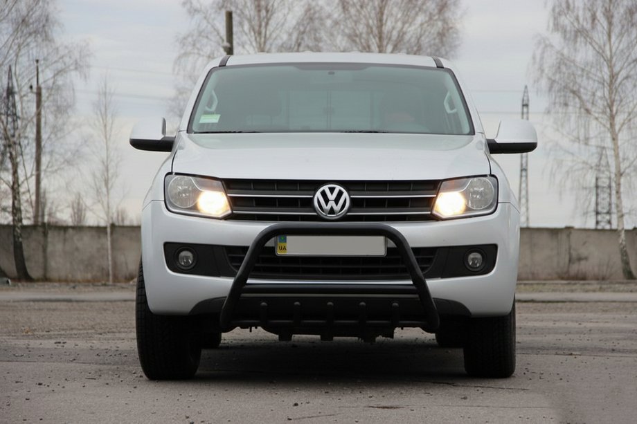 Volkswagen Amarok 2010–2022 Bullbar WT003 Black (RVS) Foto 1