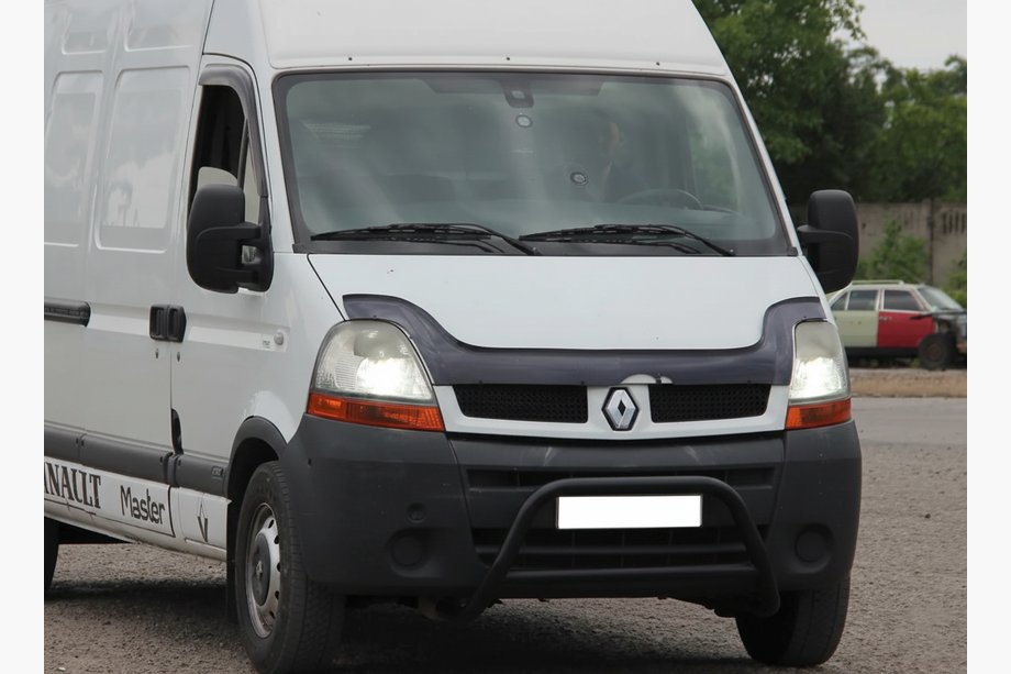 Opel Movano 2004–2010 Voorbumperbeugel WT003 Black (RVS) Image