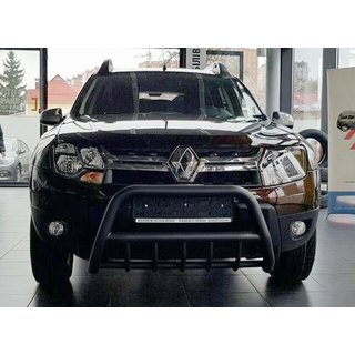 Bullbar zonder logo WT003 Black (RVS) Dacia Duster 2008–2018 foto 4