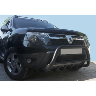 Bullbar zonder logo WT003 Black (RVS) foto 3