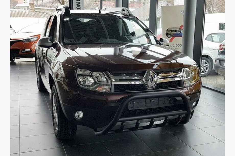 Dacia Duster 2008–2018 Bullbar zonder logo WT003 Black (RVS) Foto 7